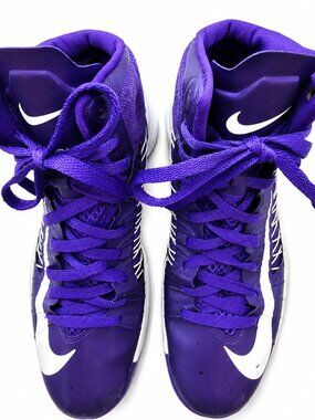 Nike Hyperdunk 2012 TB Basketball Shoes Purple White Mens 10.5 524882-500
